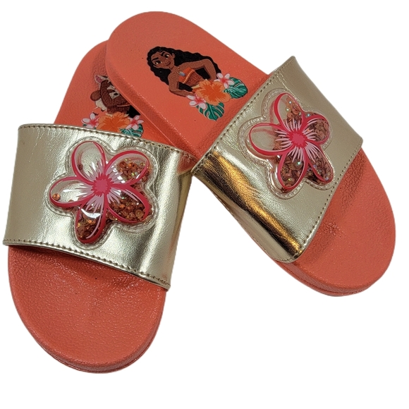 Disney Other - Disney Moana Girls Slide Sandals size 11/12